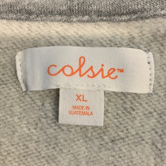 Colsie Heather Gray Fleece Sweatshirt - Picture 3 of 9